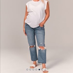 Abercrombie & Fitch Maternity ankle jeans